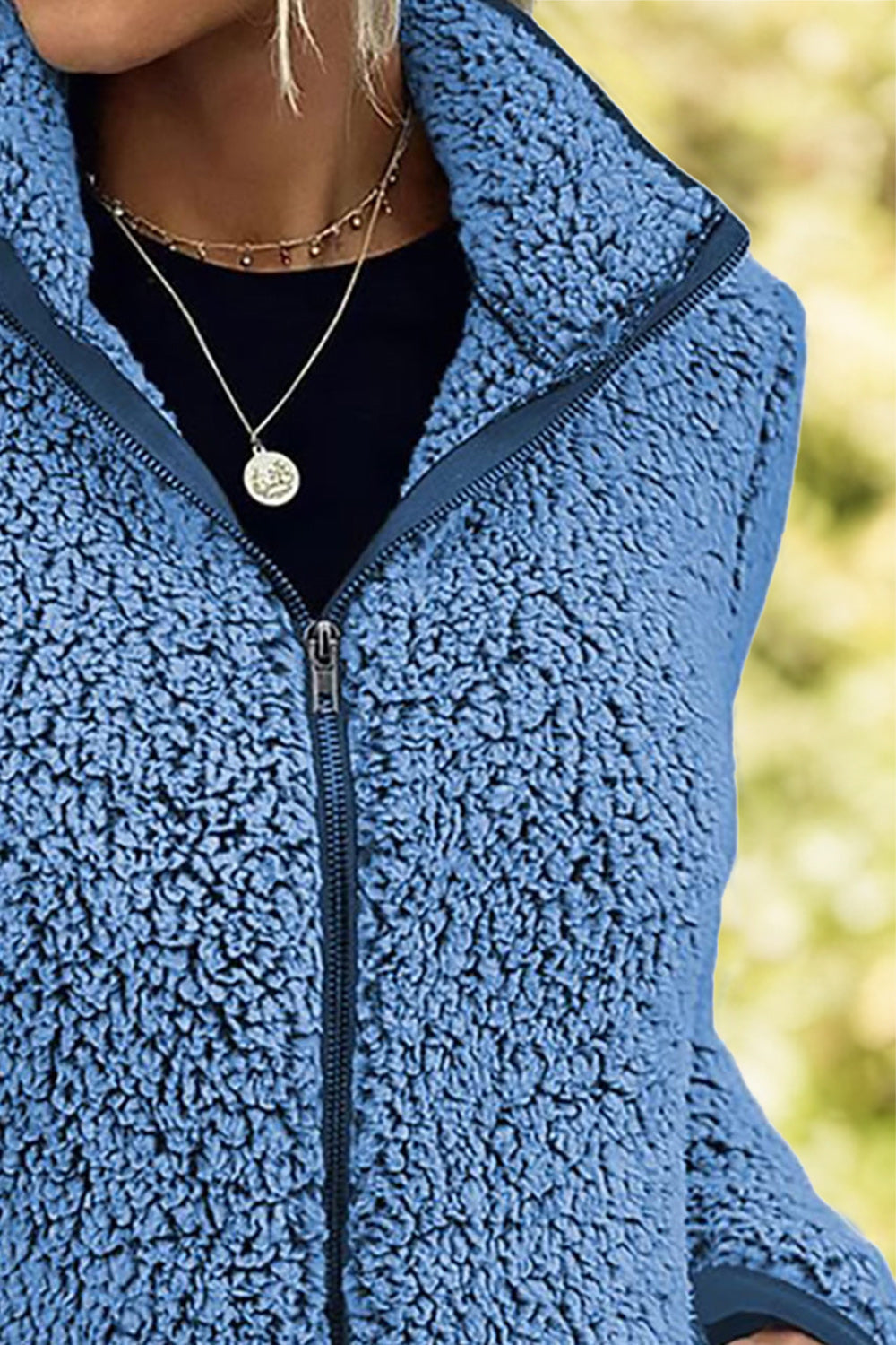 Doris | Turtleneck jacket with zip and pockets