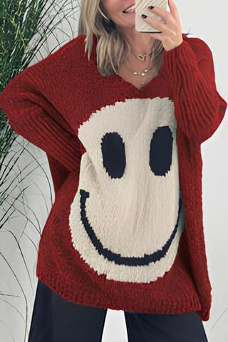 Liset | Smiley sweater for women