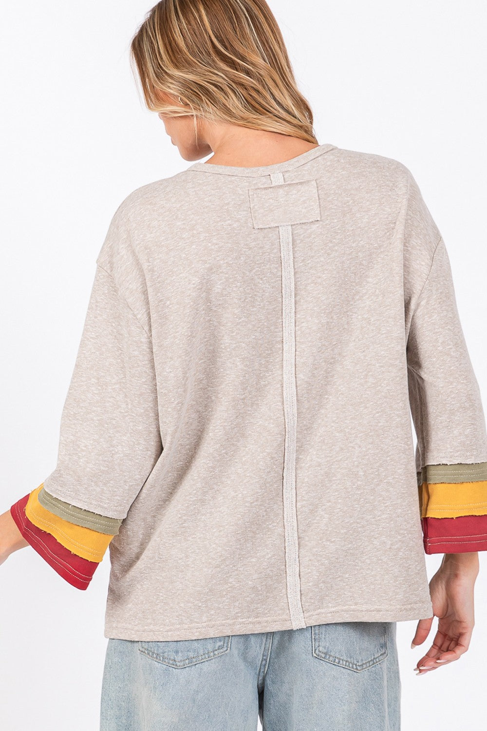 Edith | French terry color block t-shirt