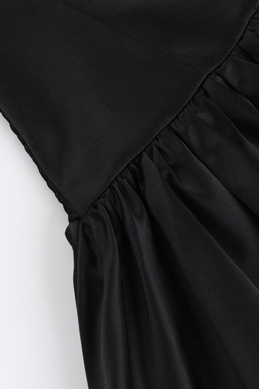 Strapless Ruched A-Line Party Dress