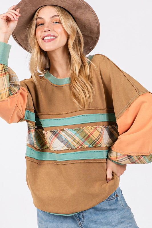 Elsa | Color block sweatshirt