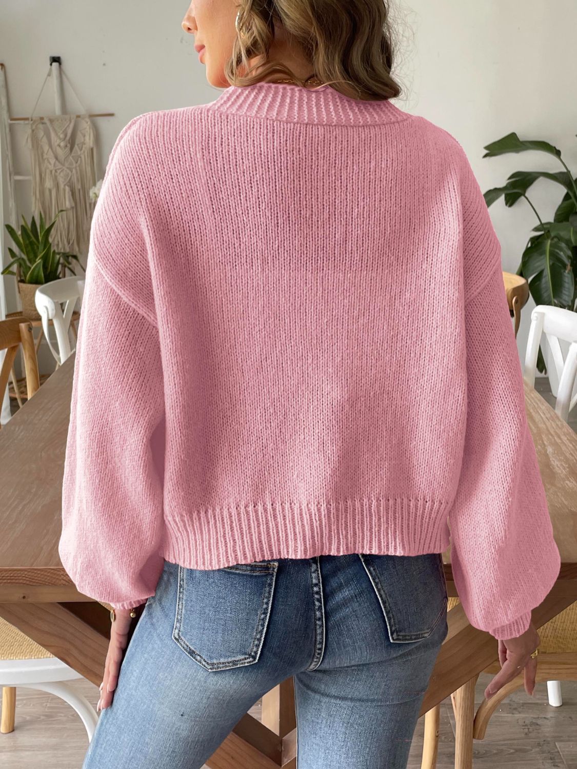 Geraldine | Long sleeve open front cardigan