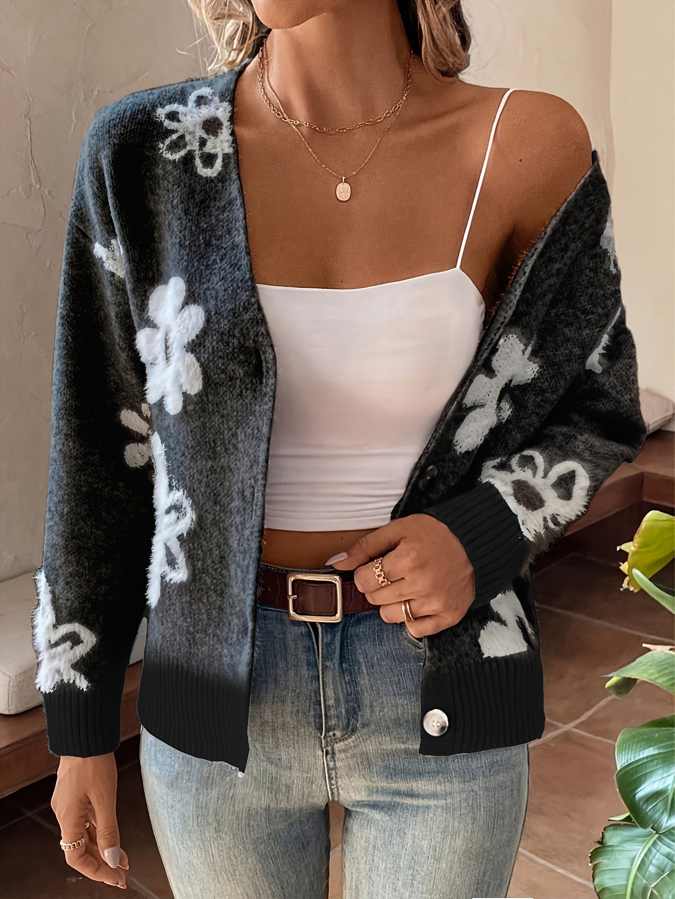Florencia | Floral sweater for women