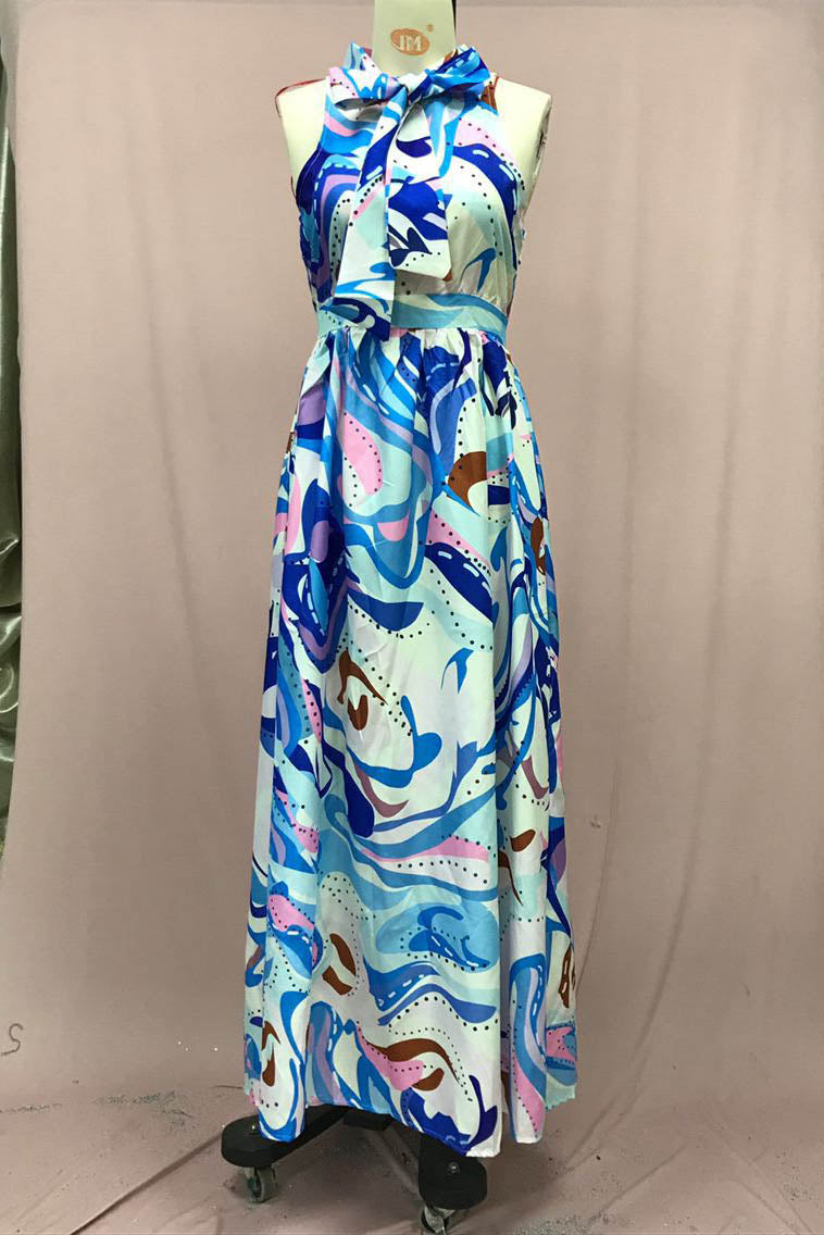 Erika® | French Style Floral Chiffon Dress
