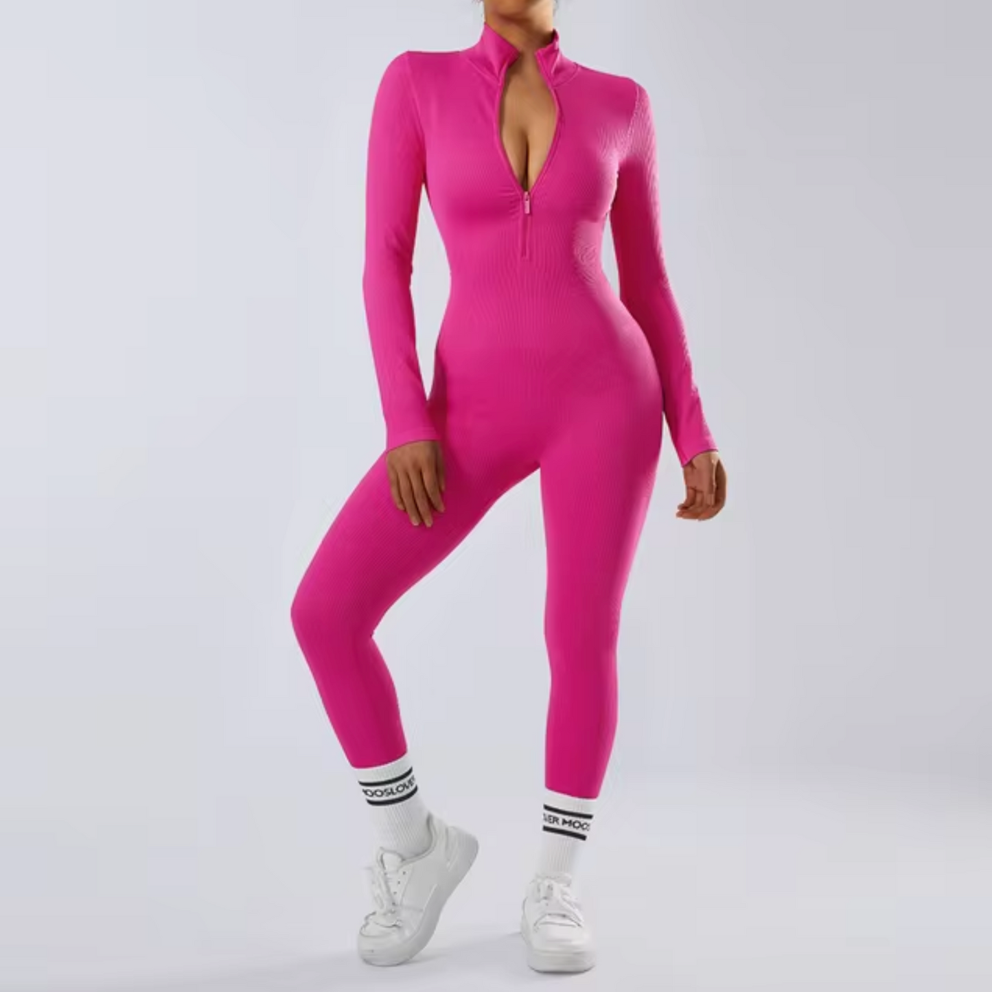 Jasmine® | Bodycon Jumpsuit With Front Zip