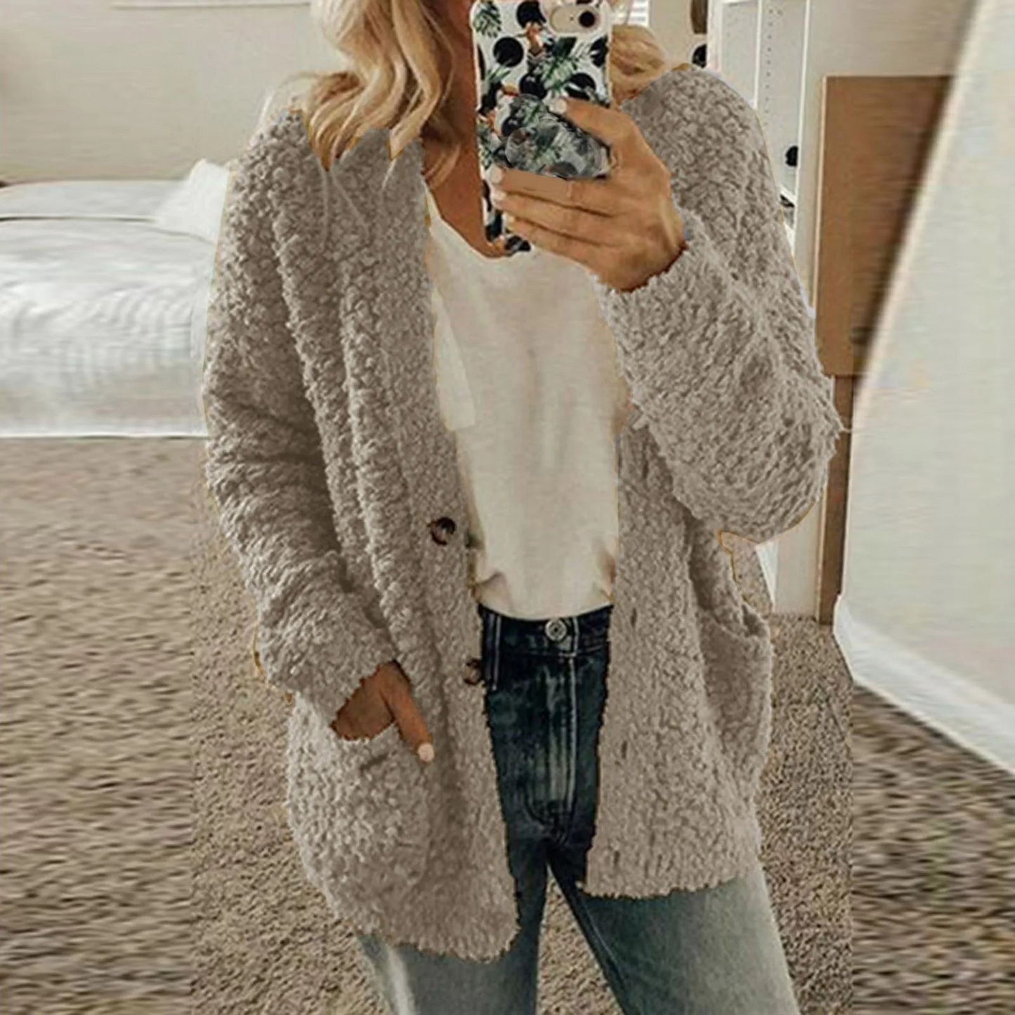 Manuela | Tailored and elegant winter cardigan