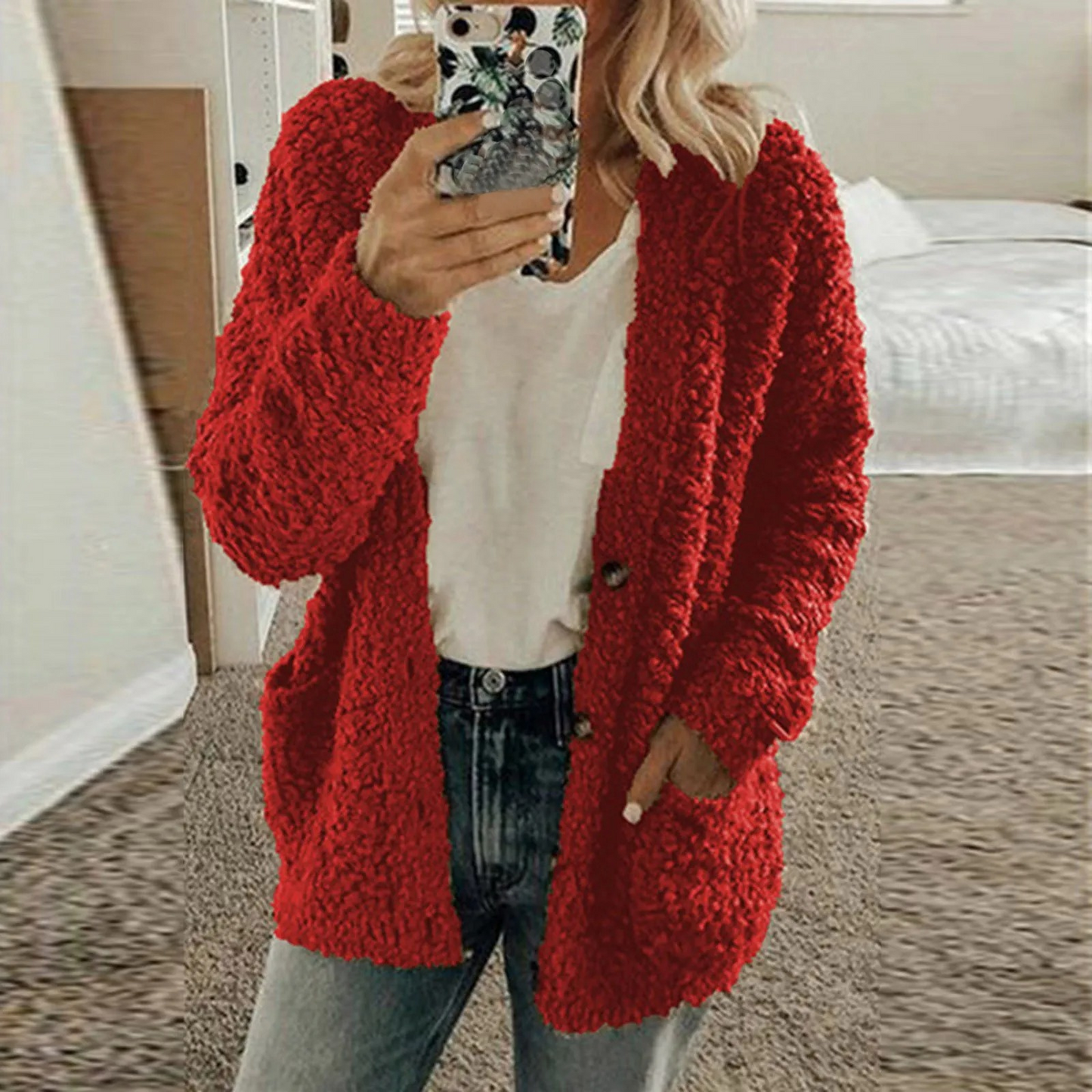 Vilma | Stylish and casual winter cardigan.