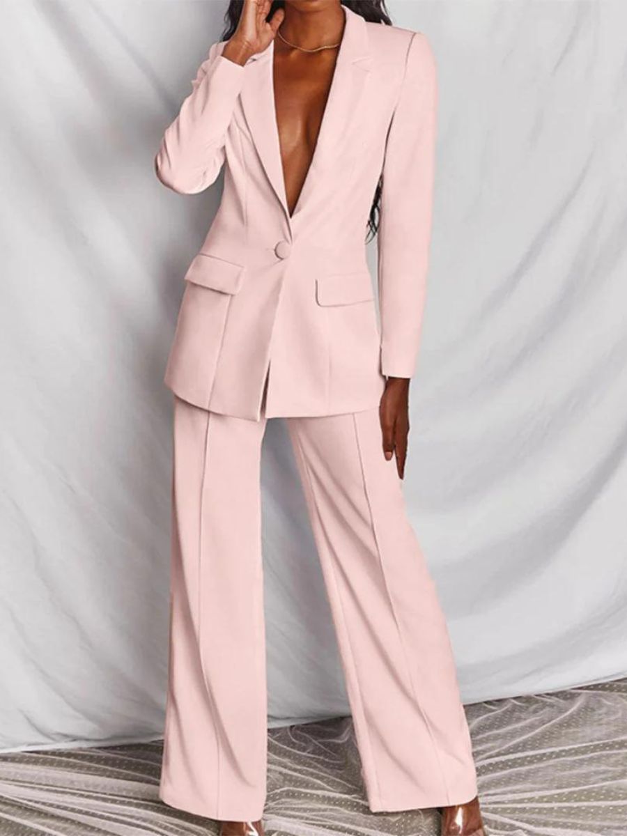 Rosalía® | Blazer And Trousers Set For Women'S Business Dress