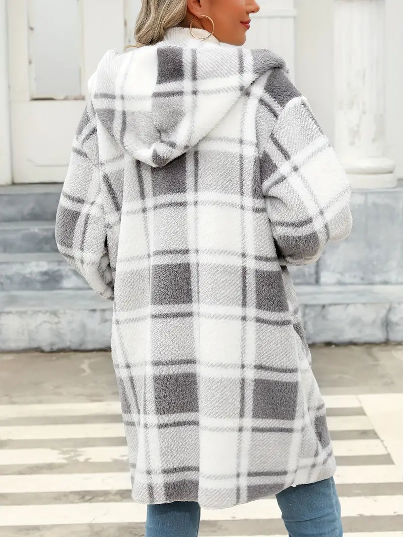 Carmen | Soft plush hooded cardigan