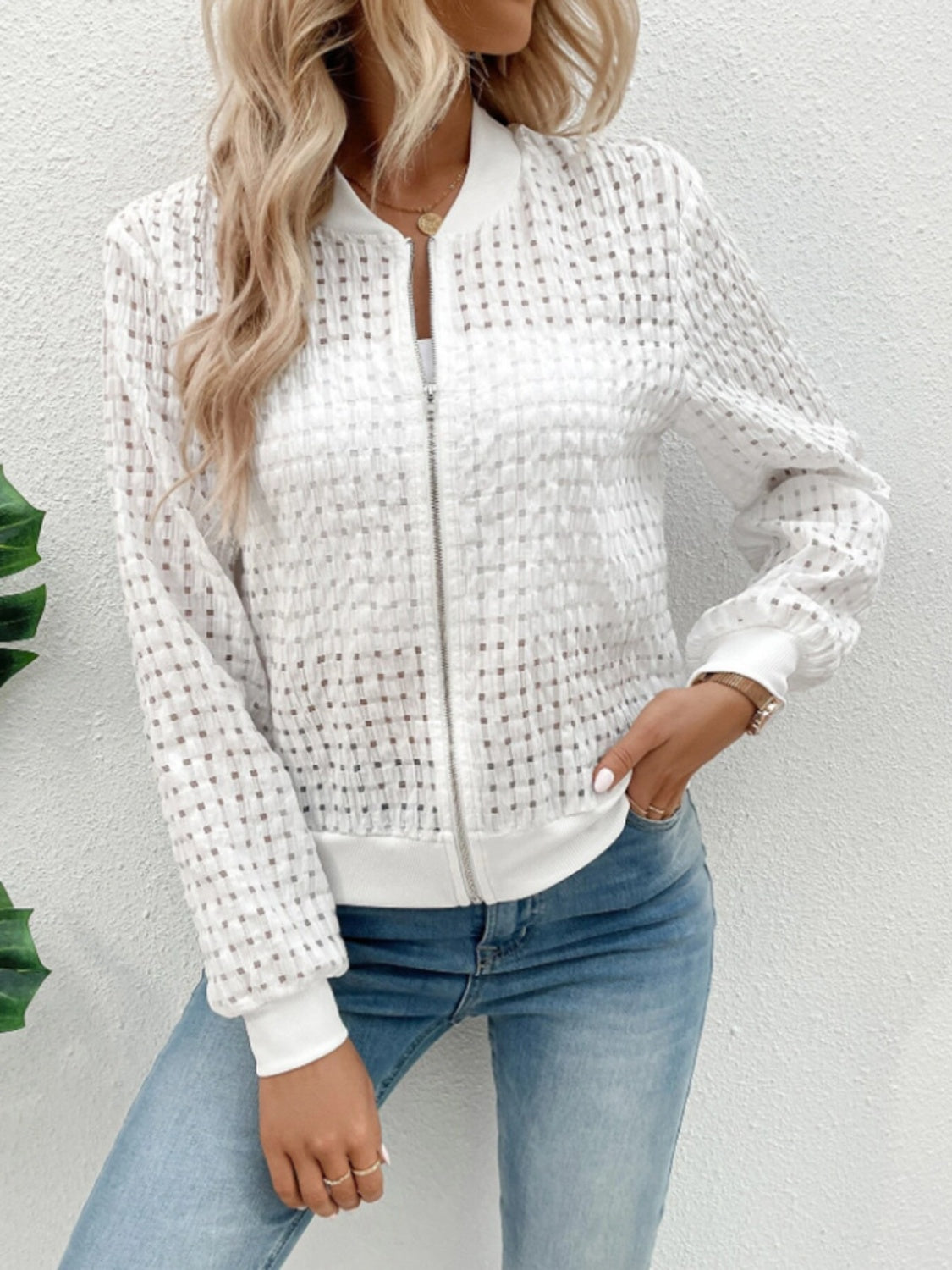 Kirsten | Long sleeve jacket with zip