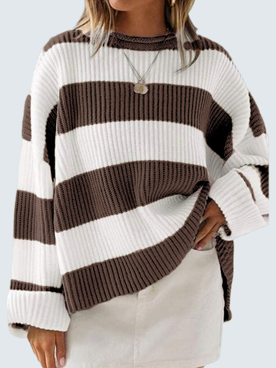 Tania | Crew neck sweater with long sleeves