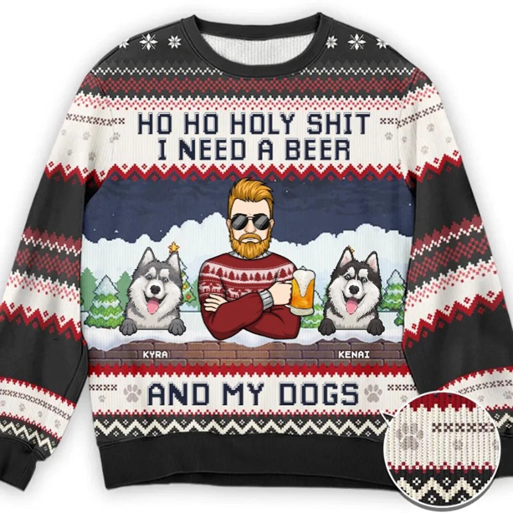 Lena® | Lightweight Christmas sweater with a crew neck