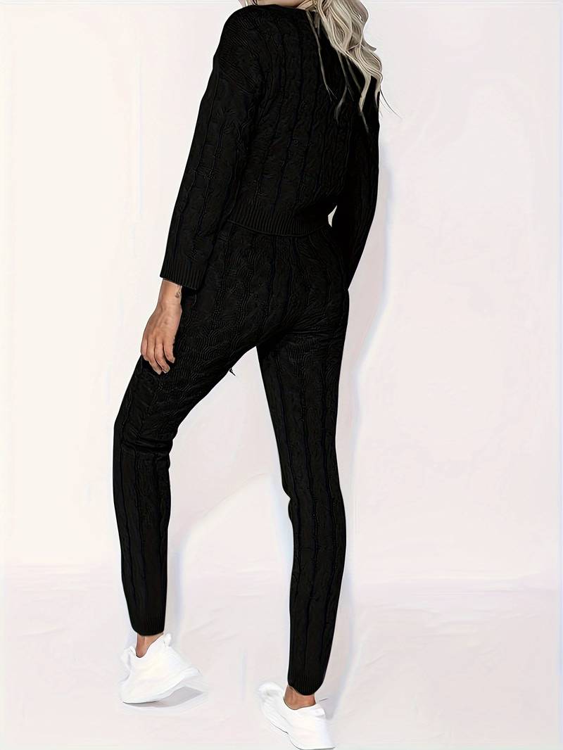 Fabiola | Elegant two-piece sweater set