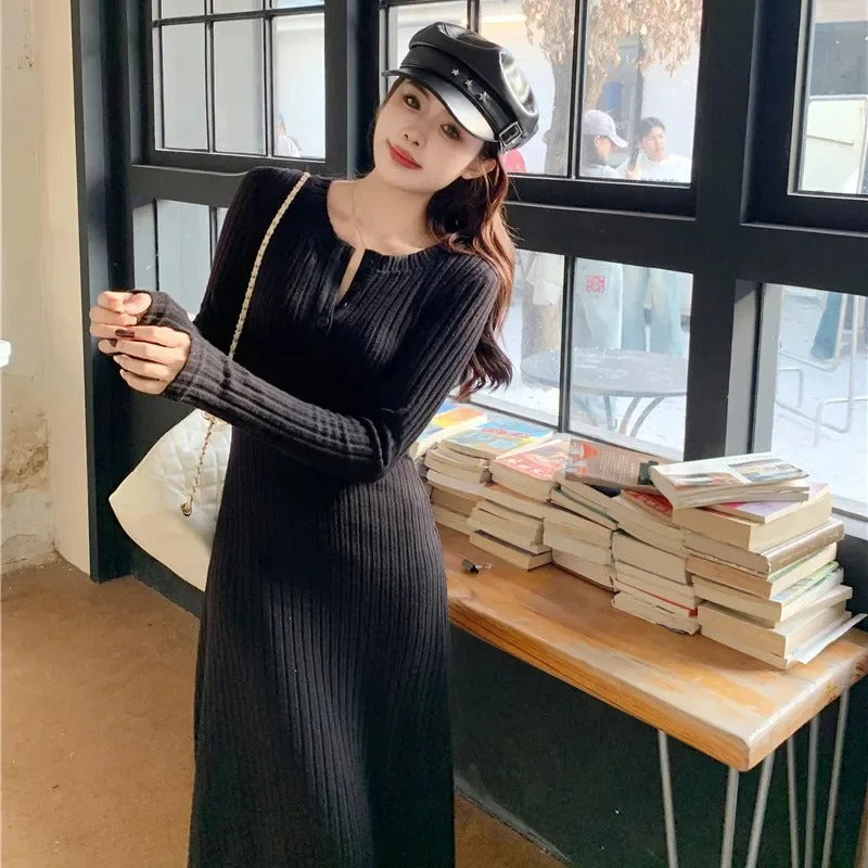 Teresa® | Elegant vintage knit dress for women