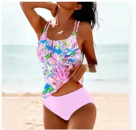 Vicenta® | Stylish Printed Tankini Swimsuit
