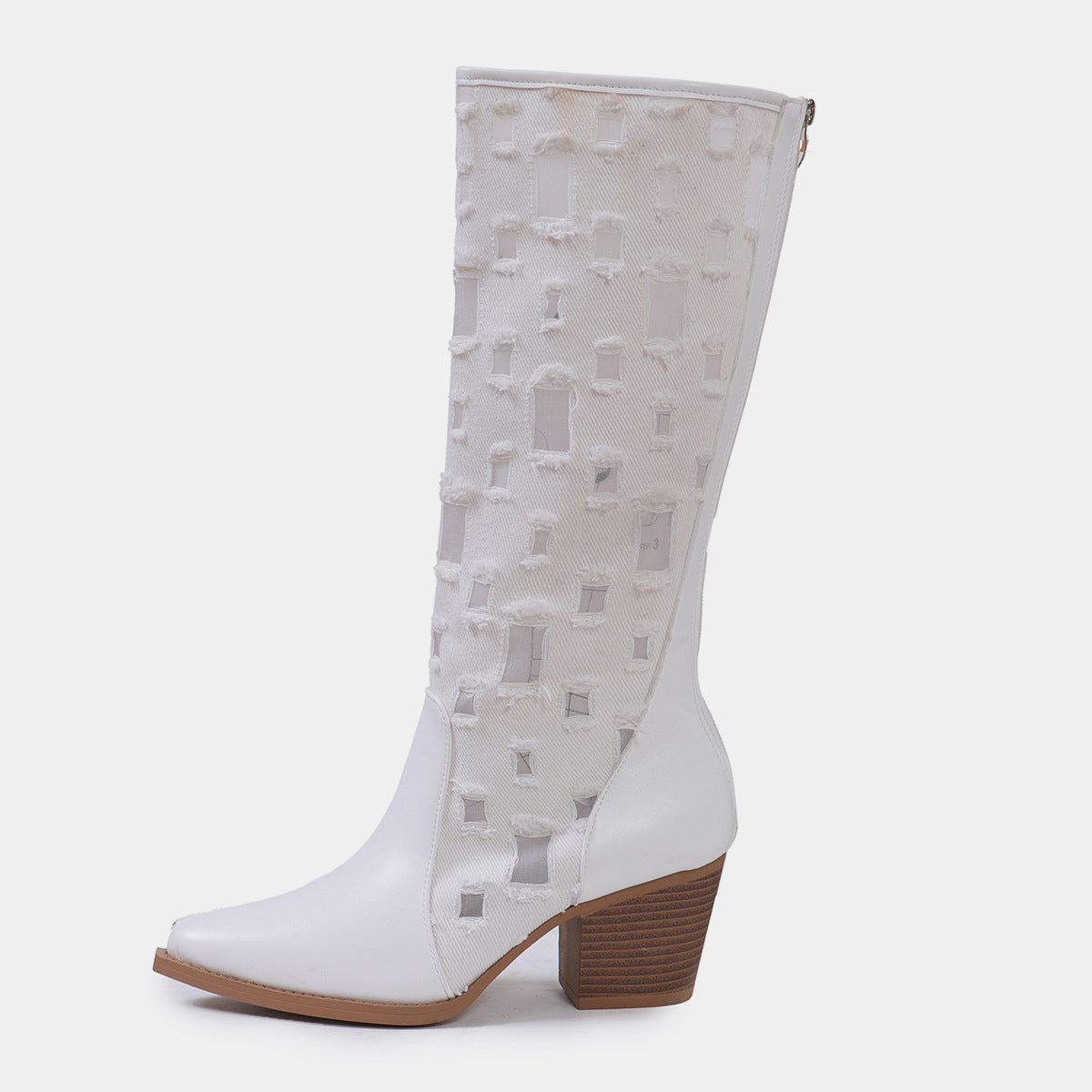 Pilar | Pointed boots with block heel