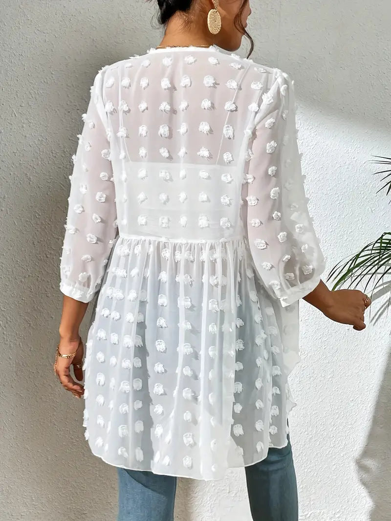 Muriel® | Elegant Long Sleeve Lace Top