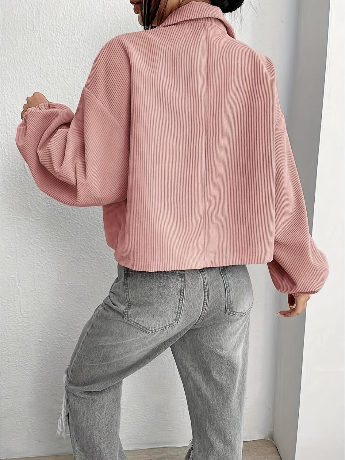 Oriana | Jacket with collar and dropped shoulders