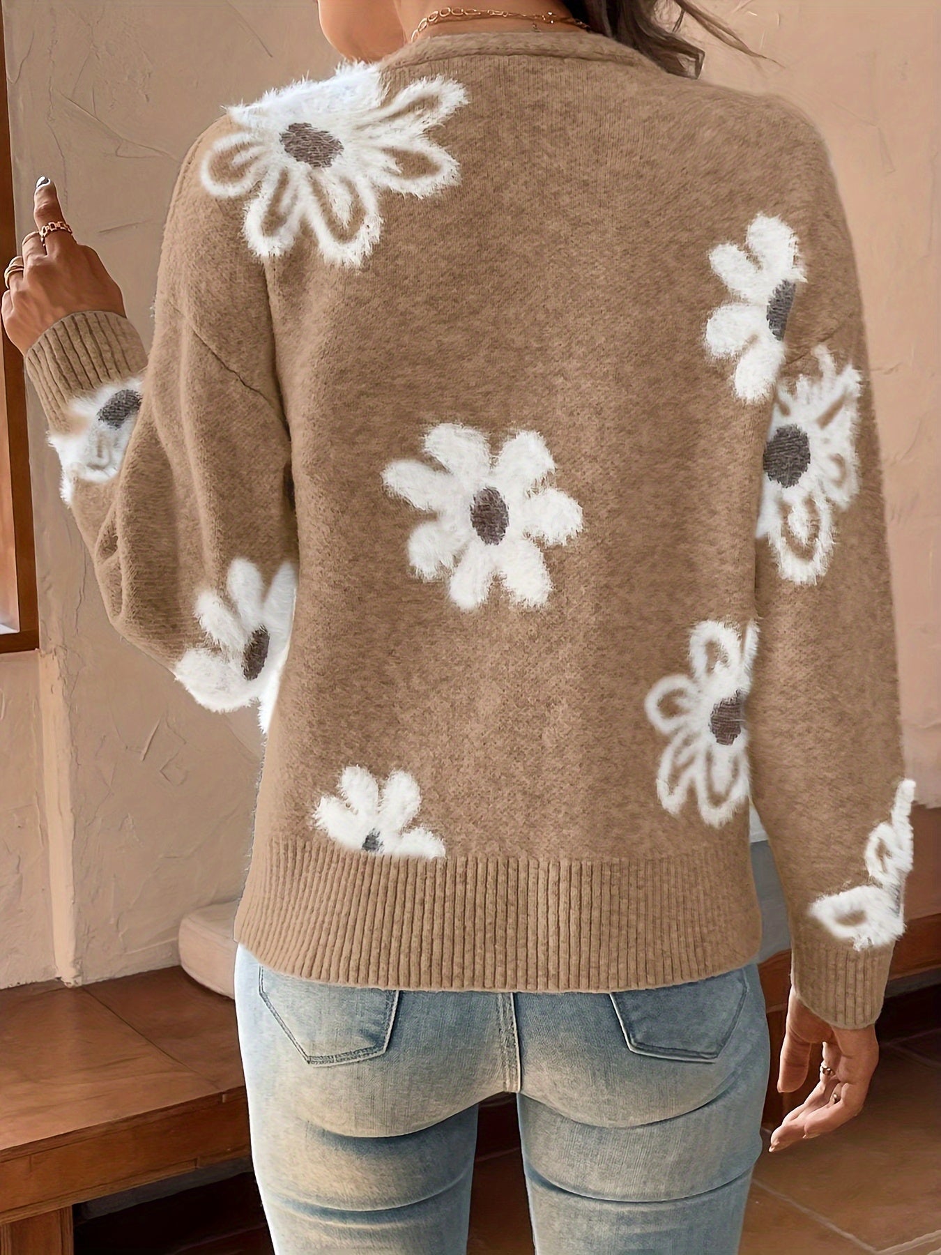 Florencia | Floral sweater for women