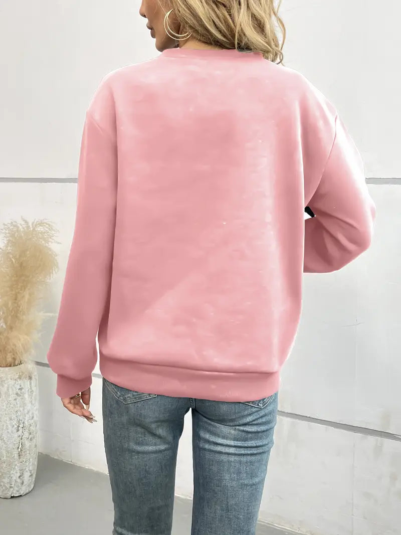 Nicole® | Oversized Cotton Sweater With Bow