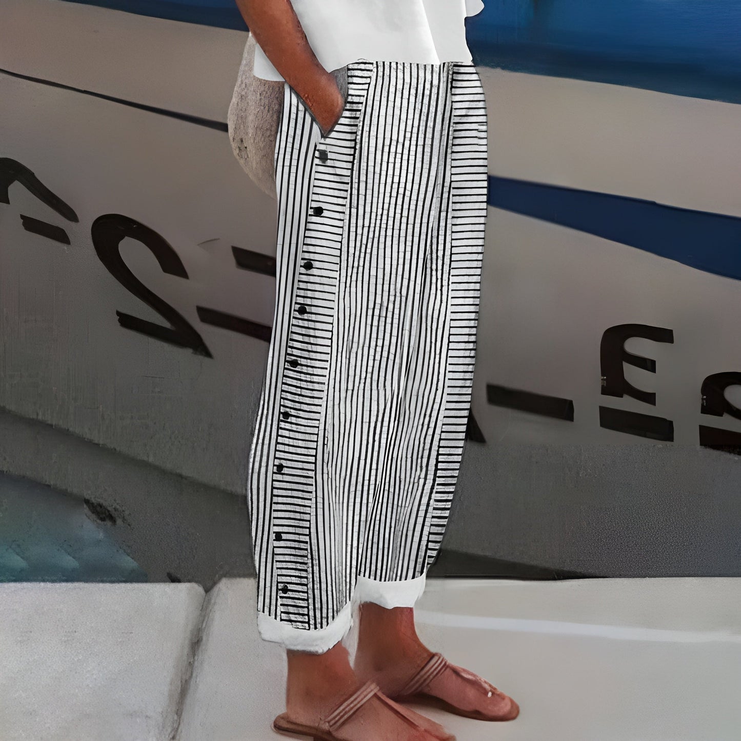 Yara® | Timeless women's linen trousers