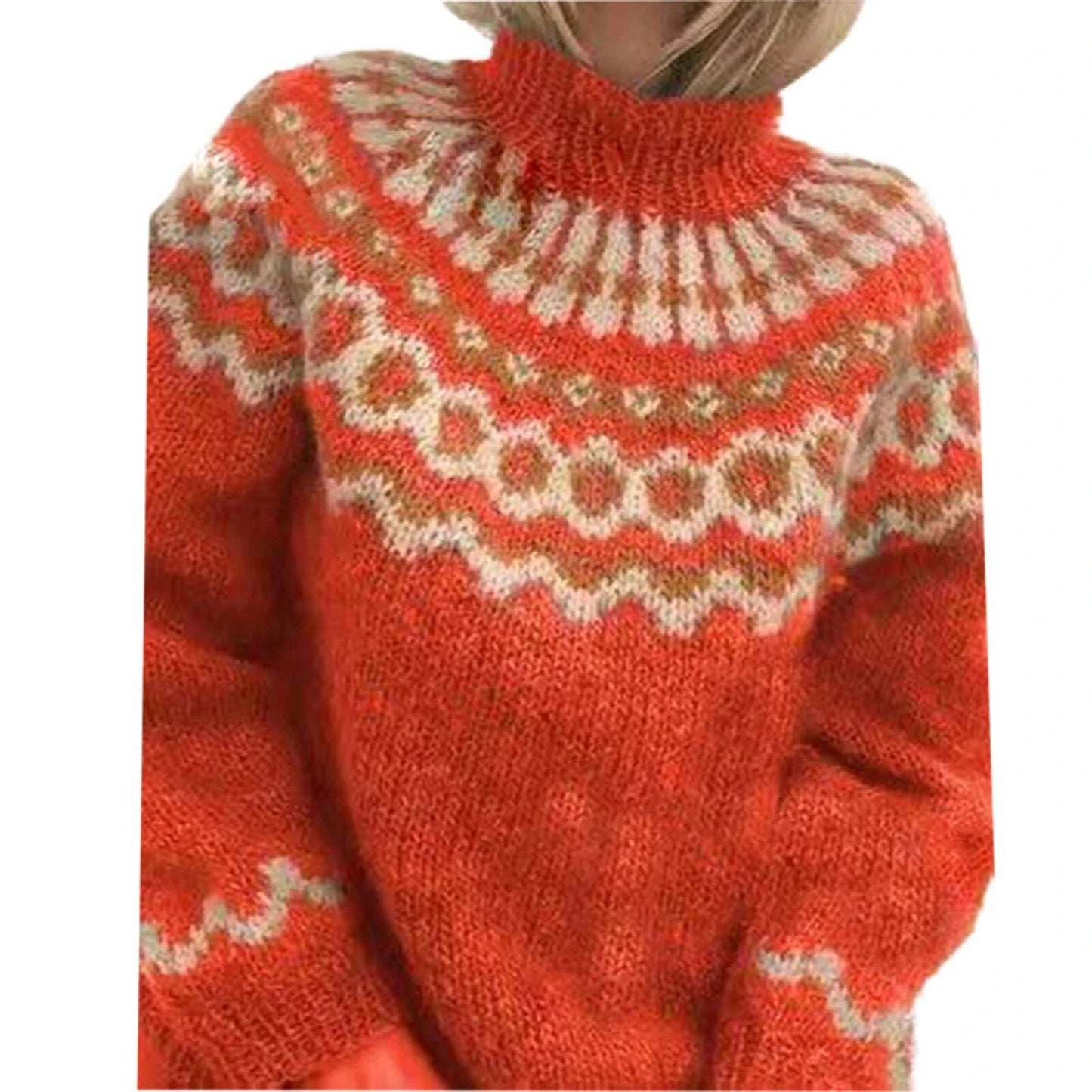 Ellie | Turtleneck knitted sweater for women