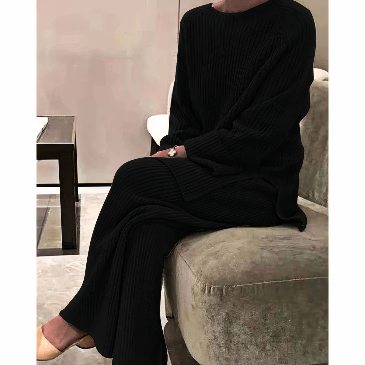 Verónica | Casual set consisting of a knitted sweater and trousers