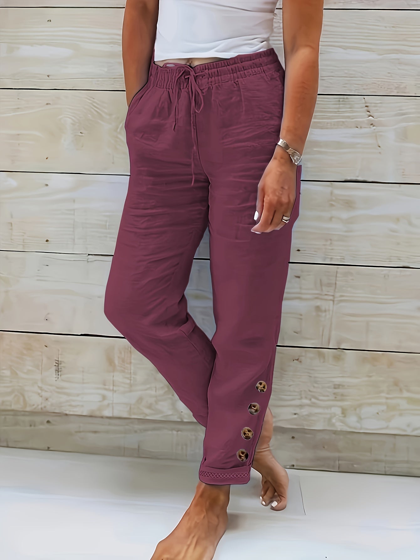 Zoe® | Elegant women's trousers with a straight cut