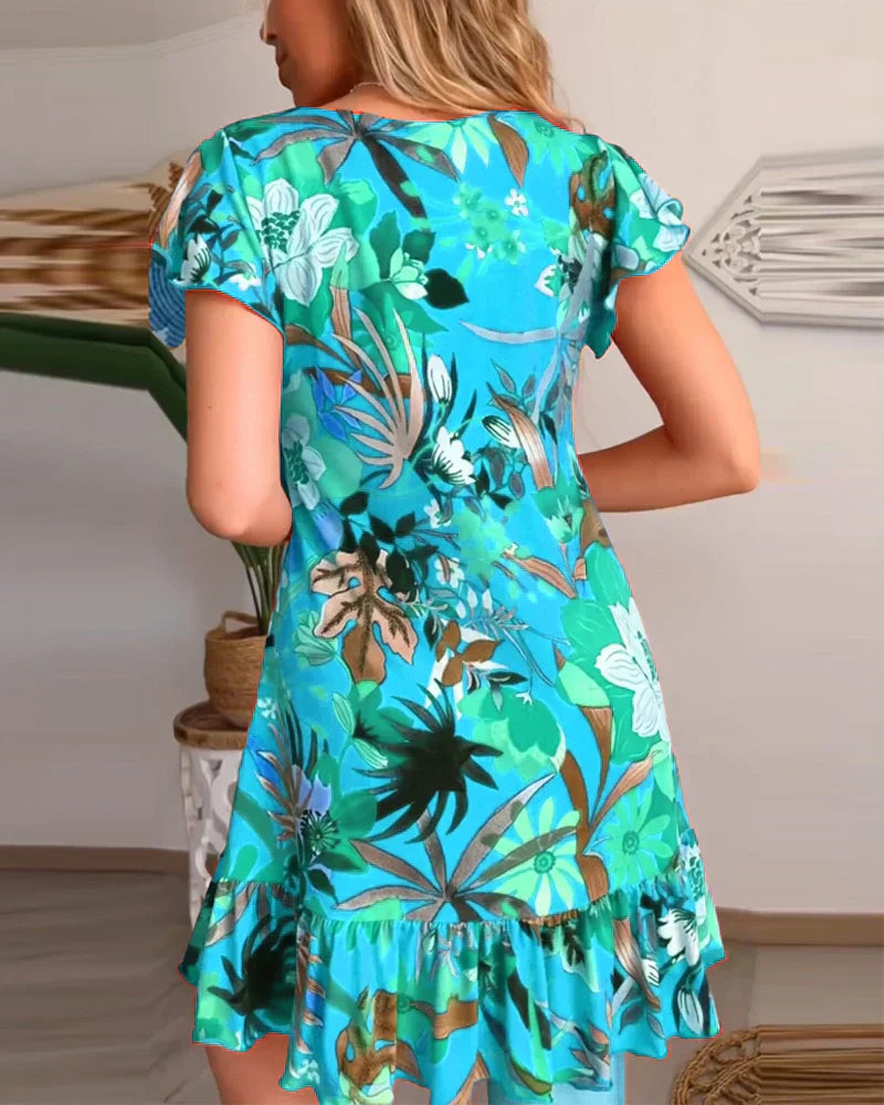 Jacinta® | Light women's summer dress with ruffles