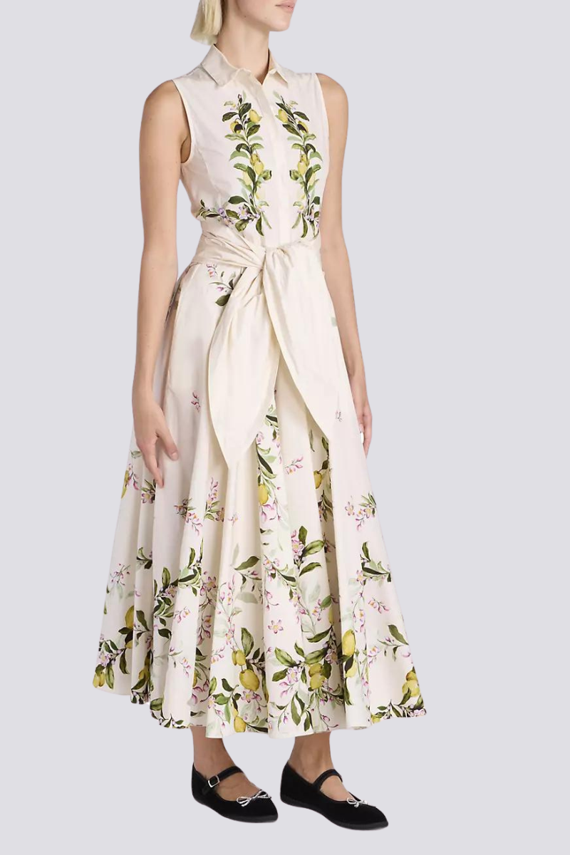 Ileana® | Sleeveless Maxi Dress With Floral Bow
