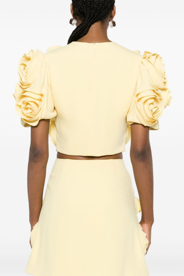 Juana® | Puff-Shoulder Floral Skirt Set