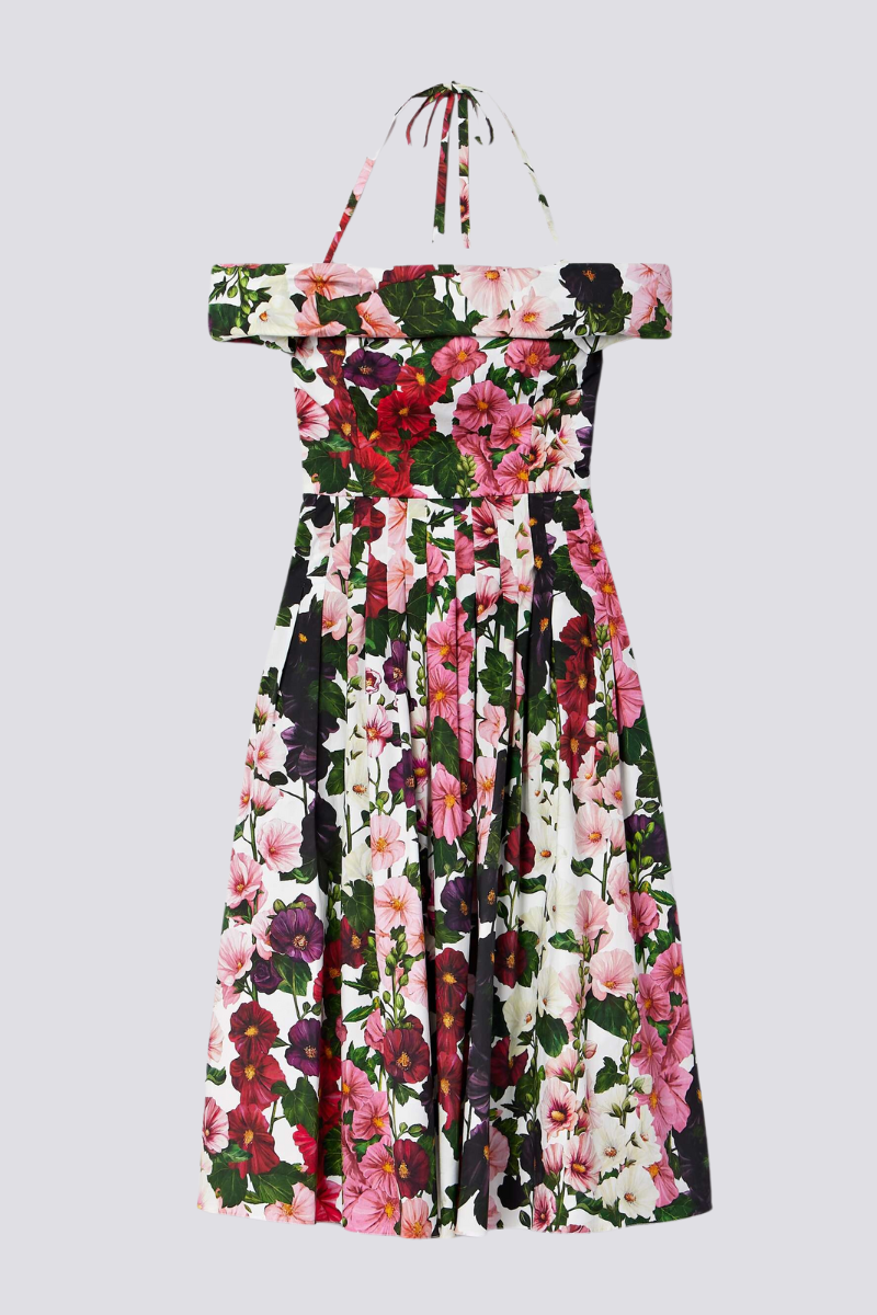 Silvia® | Off-The-Shoulder Floral Midi Dress