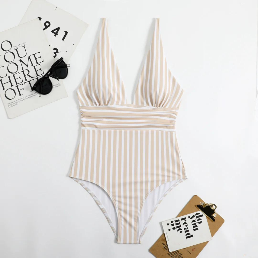 Lauretta® | Elegant Swimsuit With A Striped Pattern
