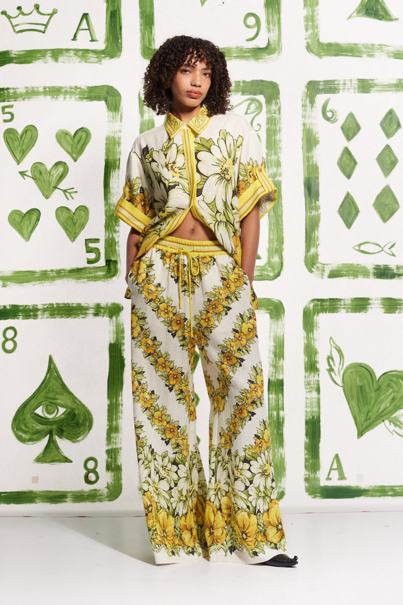 Xochitl® | Mid-Length Sleeve Floral Print Trouser Set