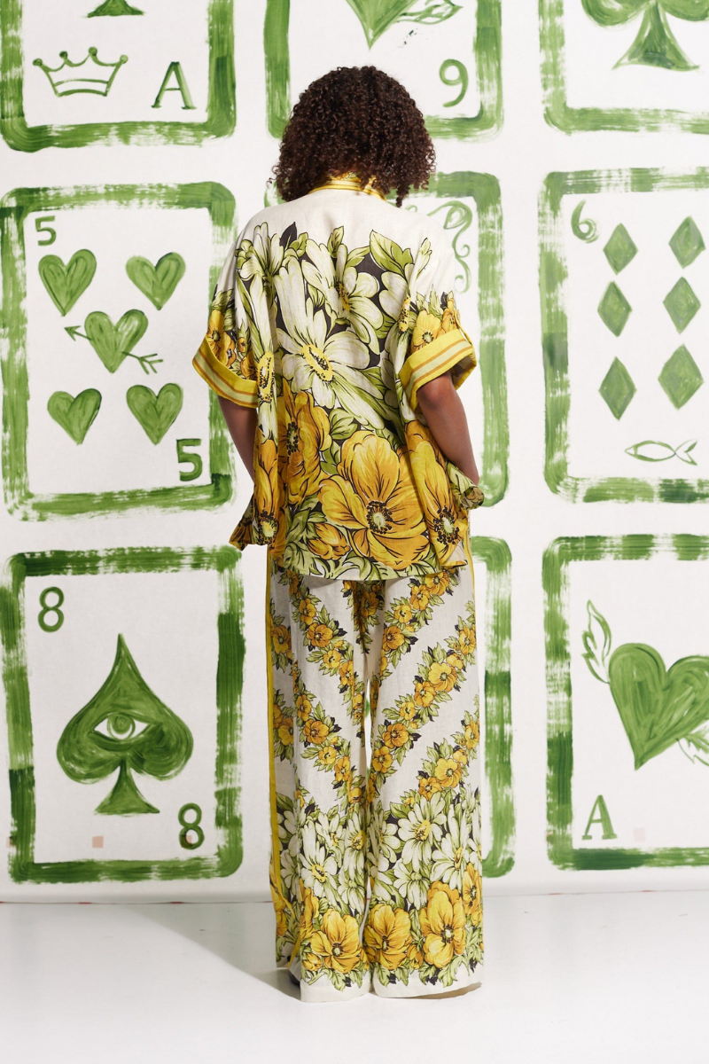 Xochitl® | Mid-Length Sleeve Floral Print Trouser Set