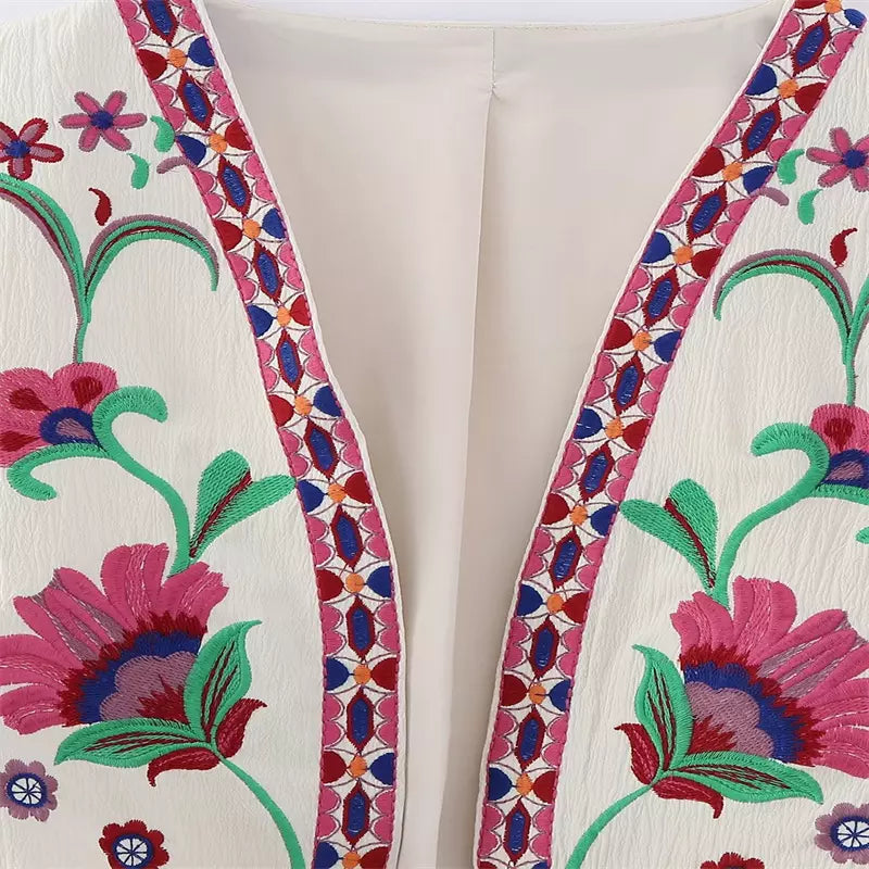 Samantha | floral vest