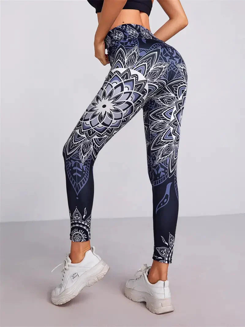Nadia® | Women's leggings with floral pattern