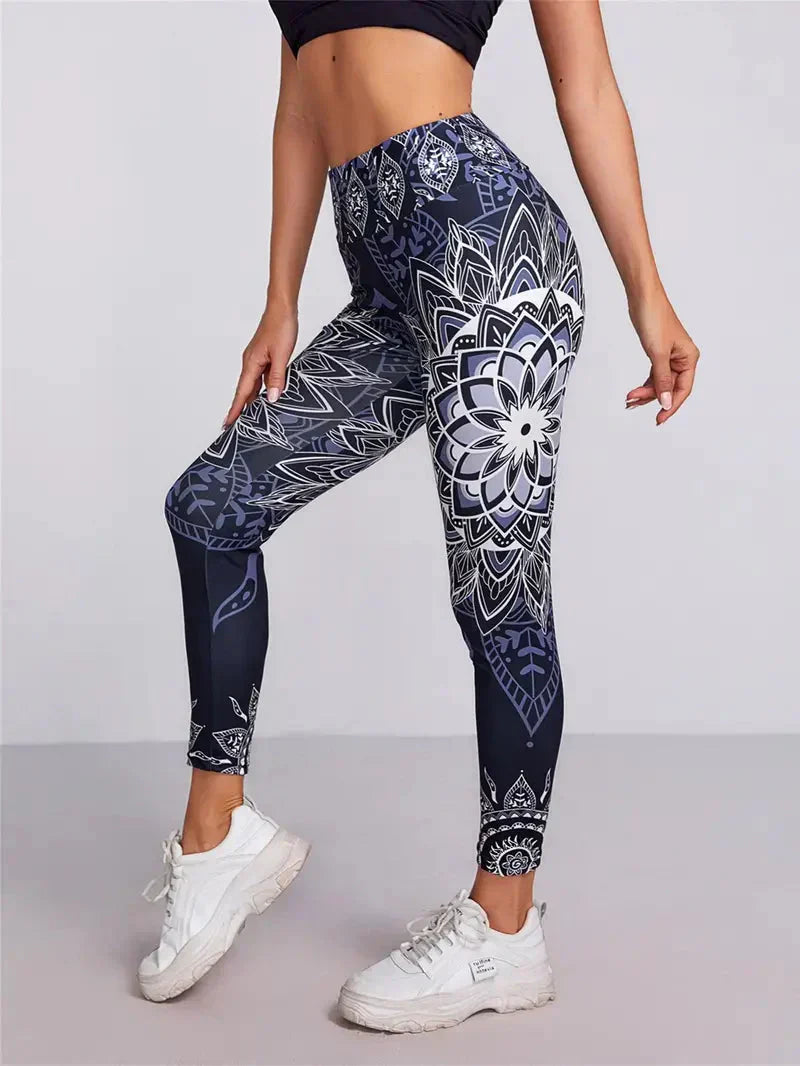 Nadia® | Women's leggings with floral pattern