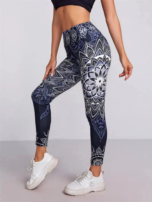 Nadia® | Women's leggings with floral pattern