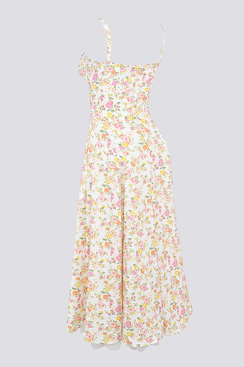 Olga® | Ruched Floral Maxi Dress