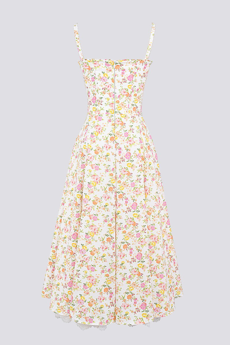 Olga® | Ruched Floral Maxi Dress