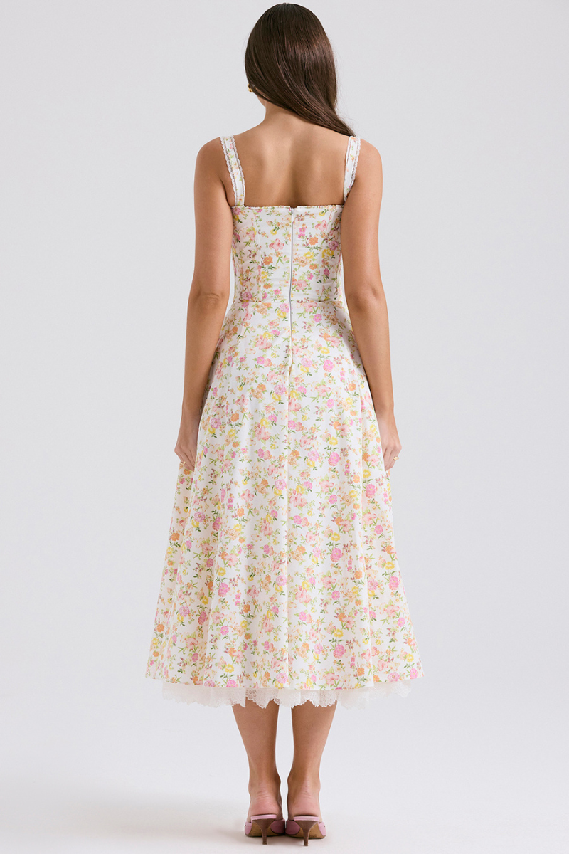 Olga® | Ruched Floral Maxi Dress