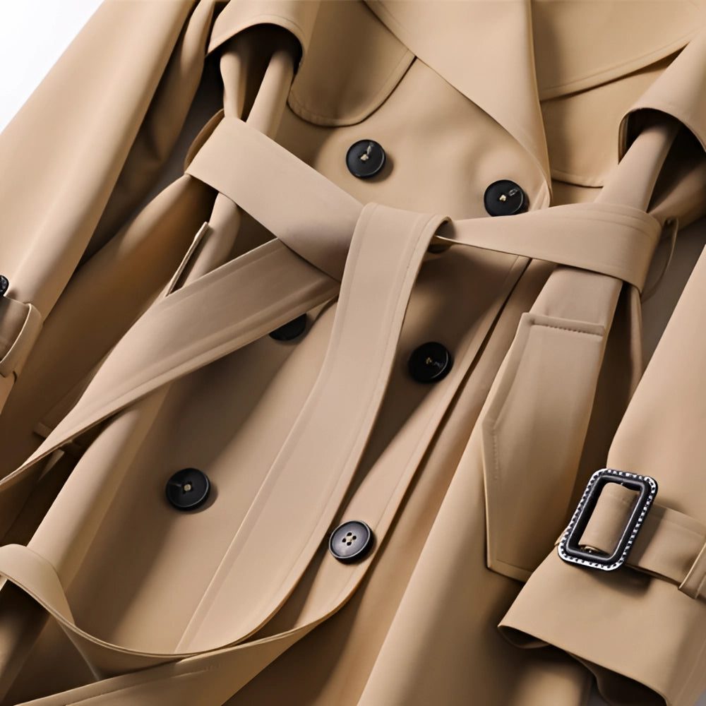 Rosie | Women's Long Double-Breasted Coat