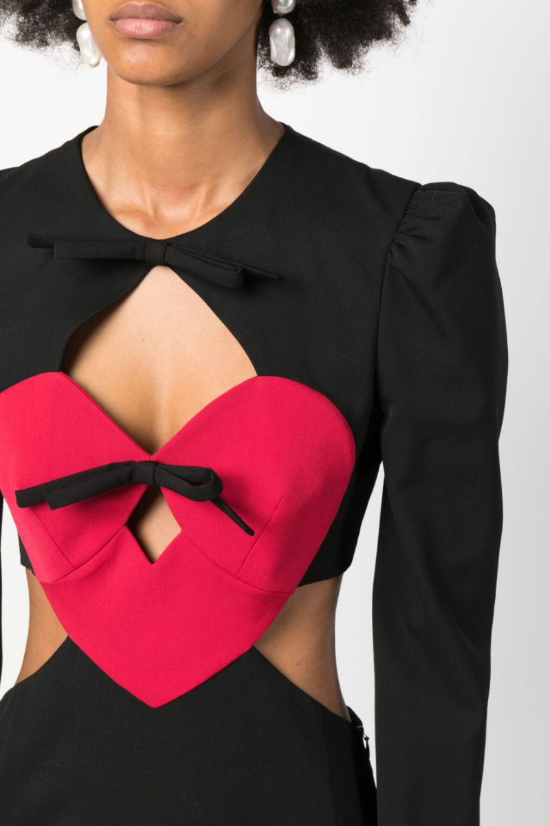 Harriet® | Long-Sleeved Mini Dress With Cut-Outs And Bow