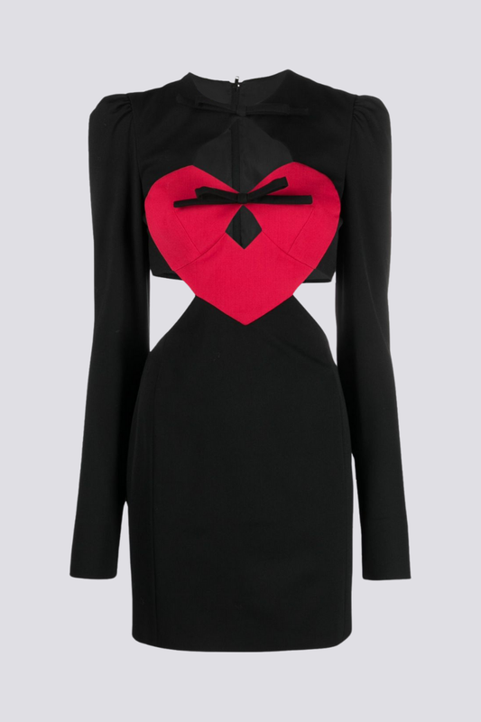 Petra® | Long-Sleeved Mini Dress With Cut-Outs And Bow