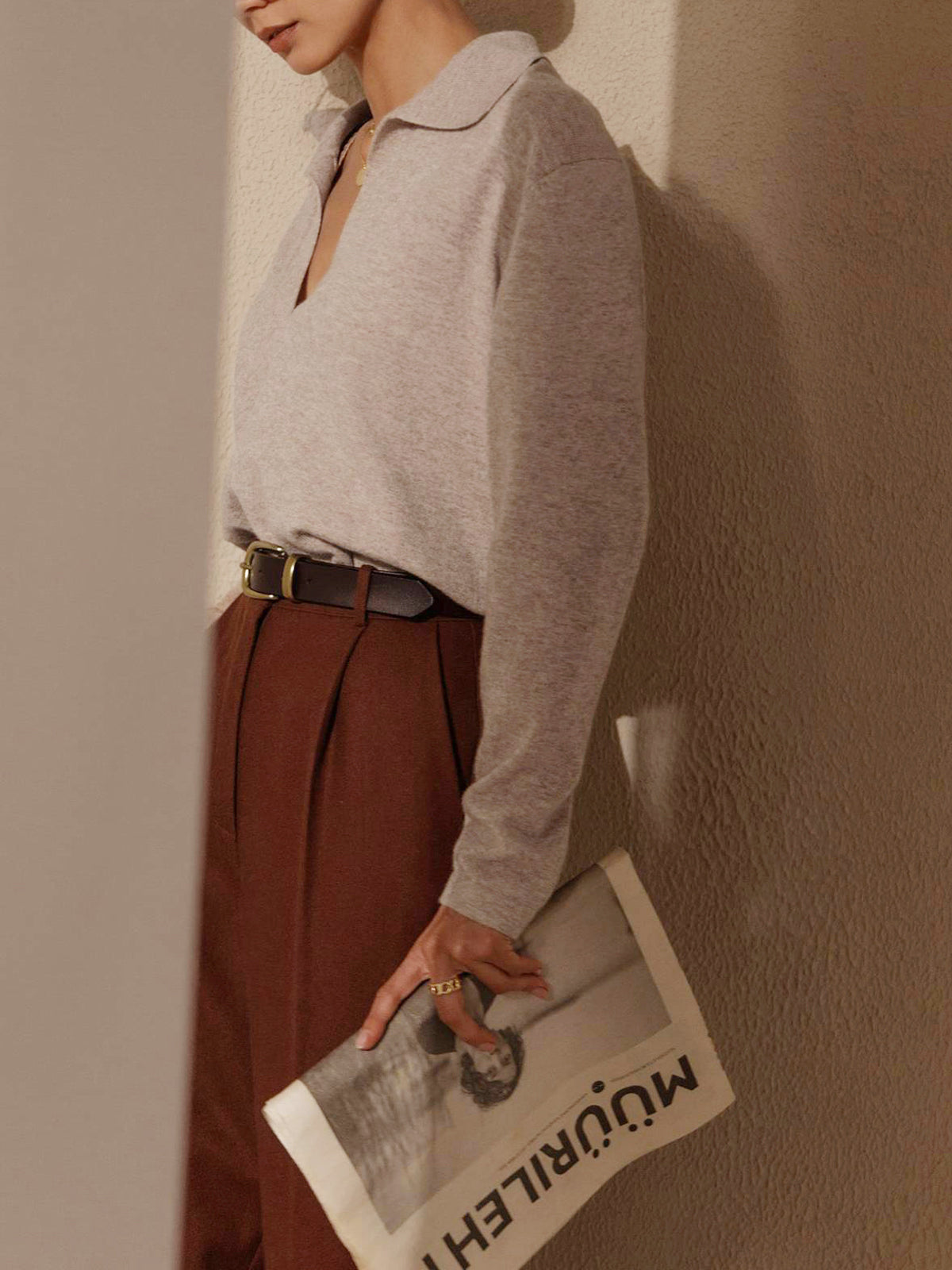 Greta | Sweater with collar