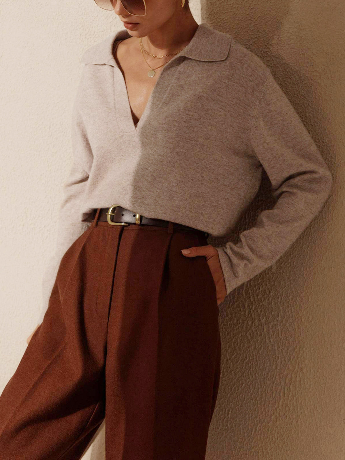 Greta | Sweater with collar