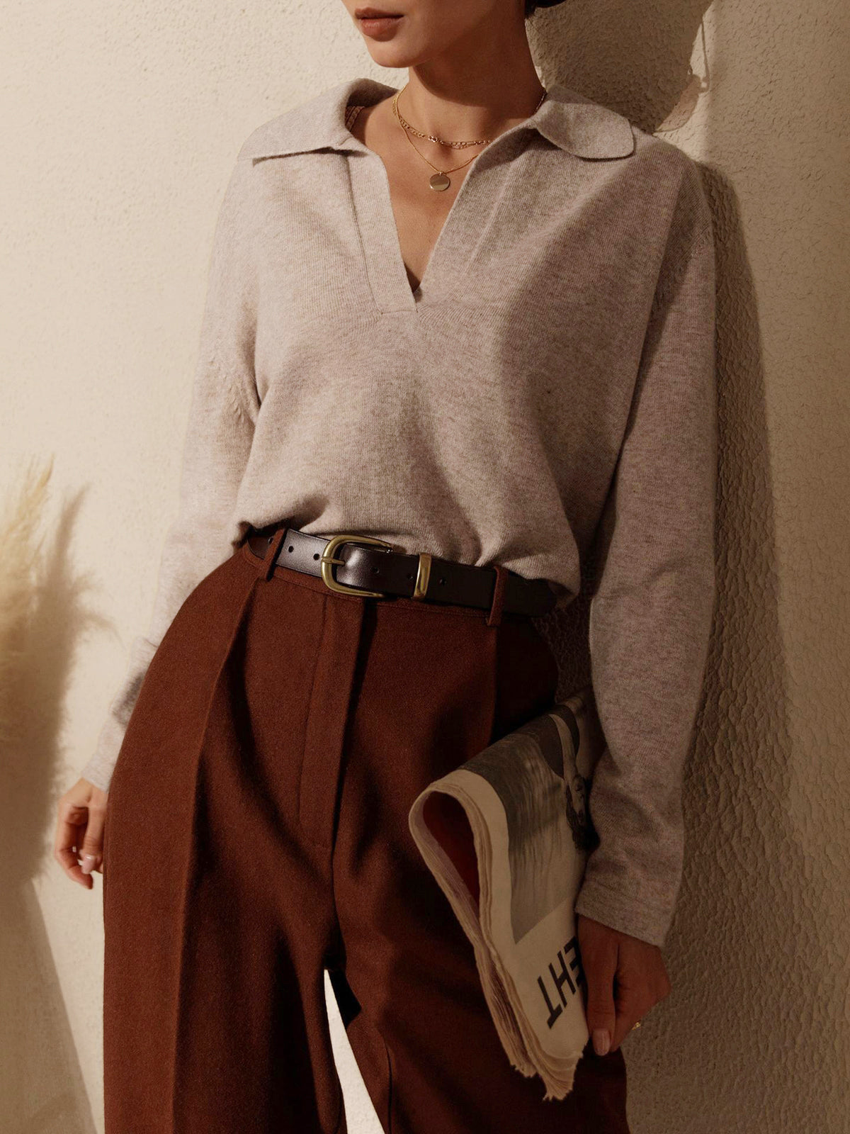 Greta | Sweater with collar