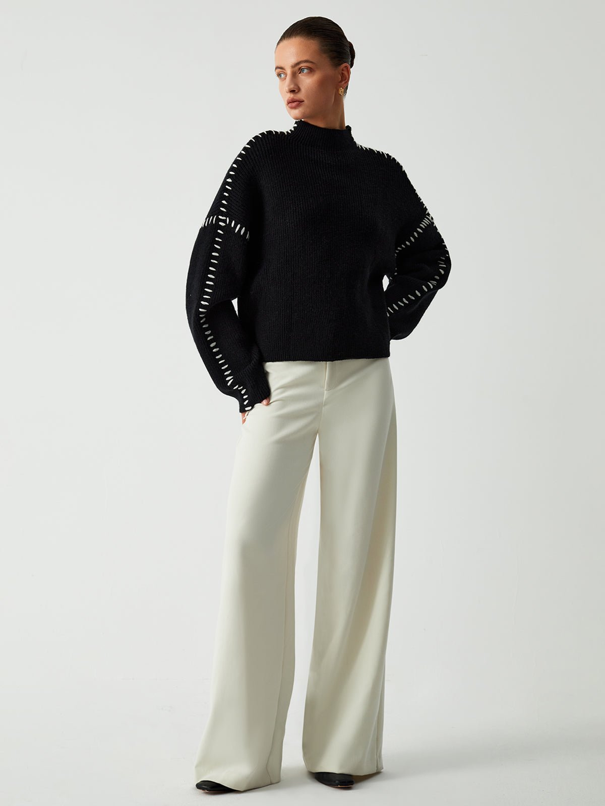 Lorena | Loose knit oversized sweater