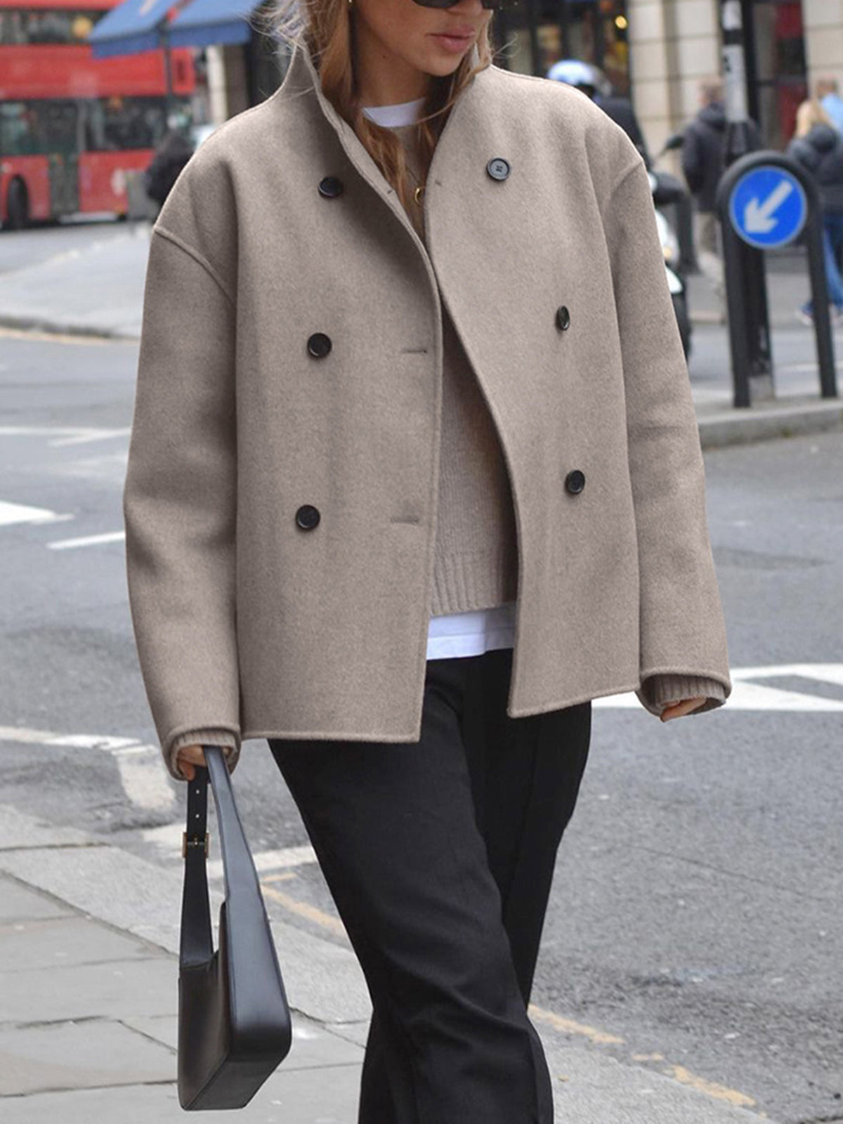 Charlene | Women's Double Breasted Pea Coat